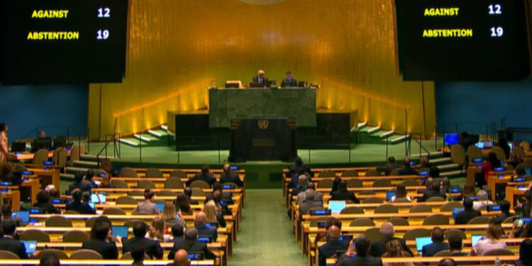 BM Genel Kurulu'nda, 'Gazze'de acil ateşkes' tasarısı kabul edildi
