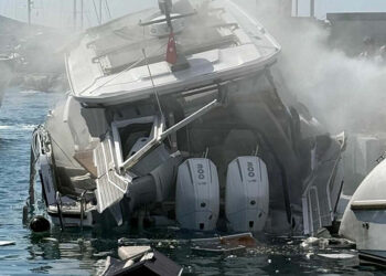 Teknede patlama; 3 kişi yaralandı