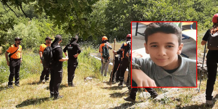 Bursa'da kaybolan Burak, arama çalışmalarının 5'inci gününde bulundu