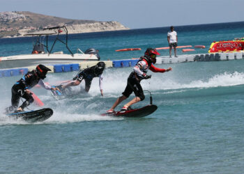 Dünya Motosurf Şampiyonası 2 gün boyunca büyük bir heyecana sahne oldu