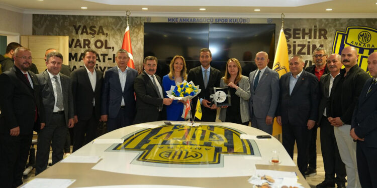 CHP heyetinden, MKE Ankaragücü'ne ziyaret