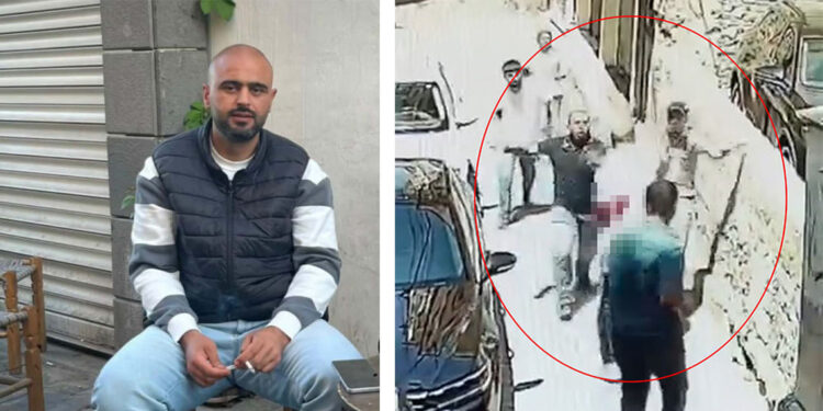 2 grup arasında çıkan bıçaklı kavga güvenlik kamerasına yansıdı