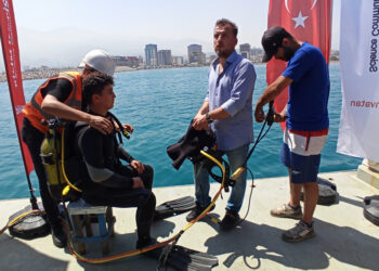 Denizde ‘sanayi dalgıçlığı’ eğitimi