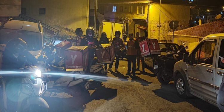 Eyüpsultan'da sahte sipariş şoku! Onlarca motokurye kapıda kaldı