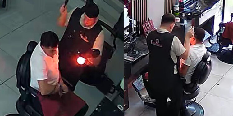 Fön makinesi elinde patladı