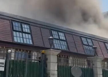 Fişekhane'de restoranda yangın