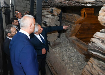 Gordion Antik Kenti’nde Frig kraliyet ailesine ait mezar gün yüzüne çıkarıldı