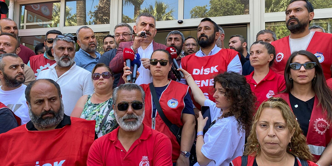 İzmir'de işçilerinin grevi 7'nci gününde