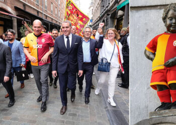 Manneken Pis heykeli, Galatasaray formasını giydi
