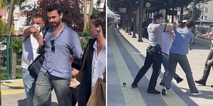 Marmaray'daki 'Mavi gömlekli' adama benzetilen kişi silahlı saldırıya uğradı