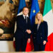 Meloni ve Macron, İtalya'da bir araya geldi