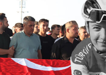 Milli bisiklekçi Mustafa Ayyorkun son yolculuğuna uğurlandı
