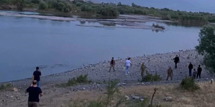 Murat Nehri'ne girip kayboldu