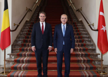 Numan Kurtulmuş, Belçika Senato Başkanı ile görüştü