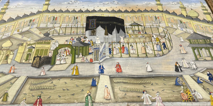 Topkapı Sarayı'ndaki 200 yıllık 'Mescid-i Haram' tablosu restorasyonda