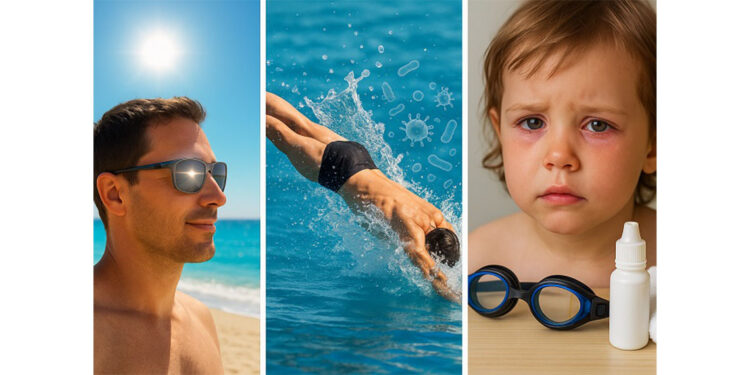 Ultraviyole maruziyetinin azaltılması için güneş gözlüğü kullanılmalı