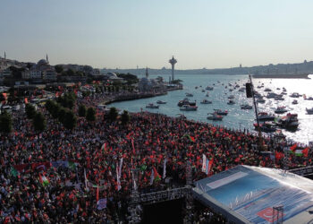 Üsküdar'da 'Özgür Gazze Mitingi' düzenlendi