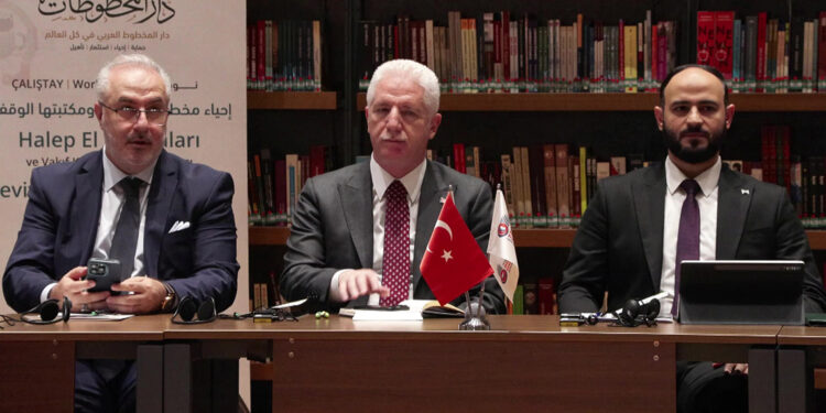 Vali Gül, Halep El Yazması ve Kütüphanesi'nin İhyası Çalıştayı'na katıldı