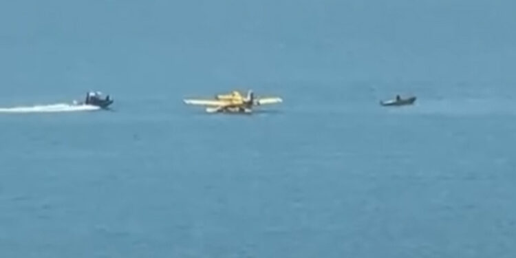 Yangın söndürme uçağı kırıma uğradı