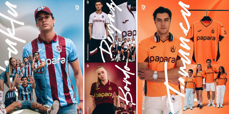 Trabzonspor'un 2025-2026 sezonu formaları satışa çıkıyor