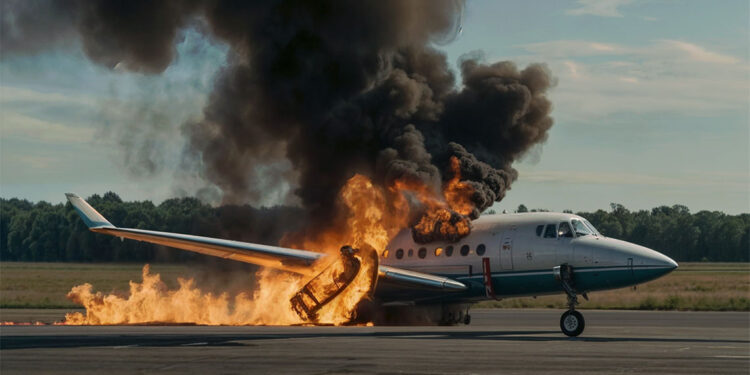 Hindistan'da yolcu uçağı düştü