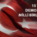 15 Temmuz Demokrasi ve Milli Birlik Günü'nün 9'uncu yılı
