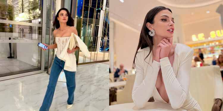 Sinem Ünsal tatil paylaşımlarıyla dikkat çekiyor