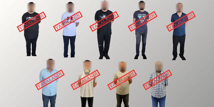 Yurtdışında aranan 9 suçlu ülkemize getirildi