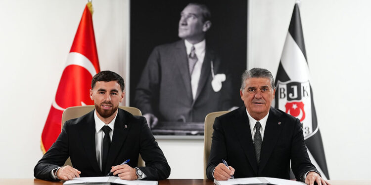 Beşiktaş, Orkun Kökçü'yü kiralık olarak kadrosuna kattığını açıkladı