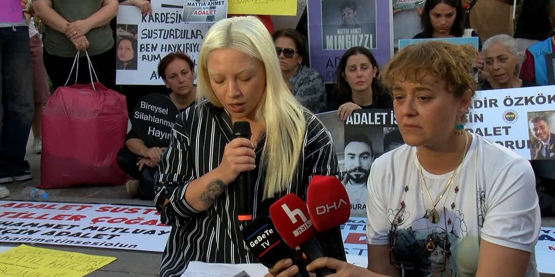 Bakırköy'de Mattia Ahmet Minguzzi için adalet nöbeti