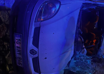 Balıkesir'de zincirleme kaza: 1 ölü, 7 yaralı