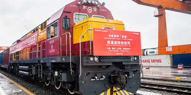 Çin'den Türkiye'ye tren seferleri başladı