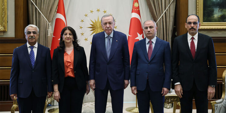 Cumhurbaşkanı Erdoğan DEM Parti heyetini kabul etti!
