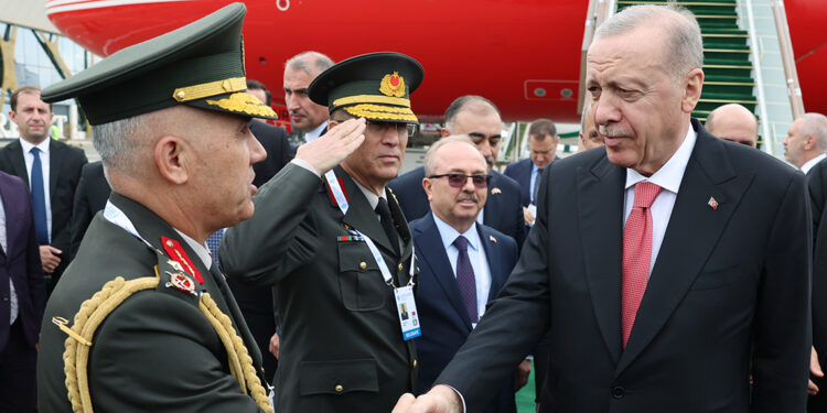 Cumhurbaşkanı Erdoğan, Azerbaycan'ın Fuzuli şehrine gitti