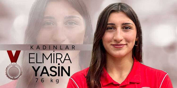 Milli güreşçi Elmira Yasin bronz madalya kazandı
