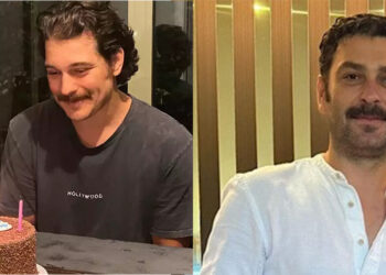 İki fenomen dizisinin iki başrolünden bıyıklı imaj