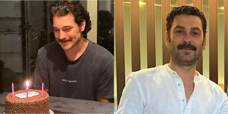 İki fenomen dizisinin iki başrolünden bıyıklı imaj