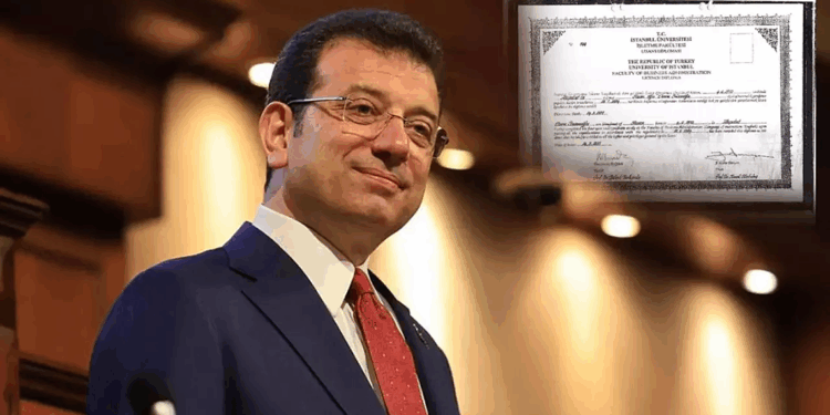 Ekrem İmamoğlu'nun yüksek lisans diploması iptal edildi