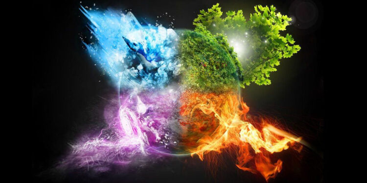 Elementlerin gölgesinde yaşamak: İnsani hallere dört elementin yansıması