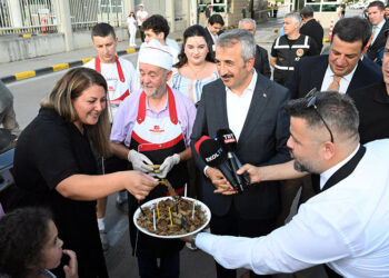 Gurbetçiler Kapıkule'de yöresel lezzetlerle karşılandı