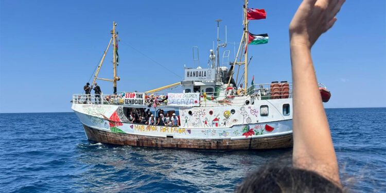 Handala gemisi Aşdod Limanı'na ulaştı