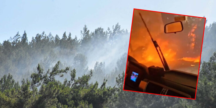 İzmir Buca'daki yangın 2'nci gününde; ekipler alevlerin arasında kaldı