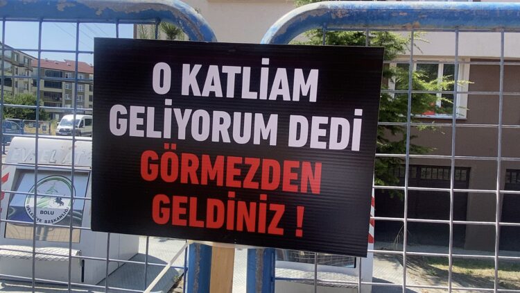 Siz her gün, '78 kişinin katiliyiz' diye inleyin