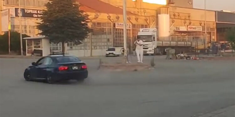 Kırşehir'de drift atan sürücüye 46 bin lira ceza