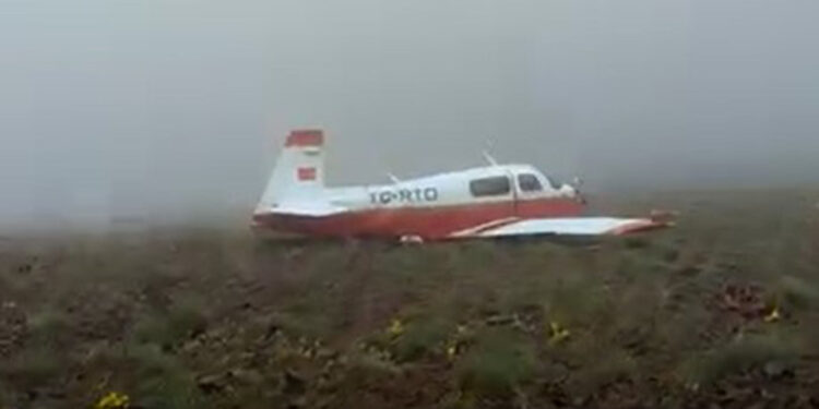 Kaçkar Dağları'na düşen uçağın ilk görüntüleri ortaya çıktı!