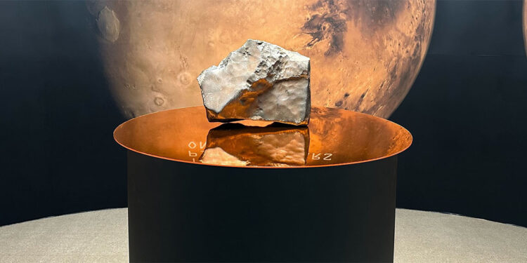 Mars'tan dünyaya düşen en büyük gök taşı satıldı