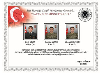Metan gazından etkilenen 3 askerimiz daha şehit oldu