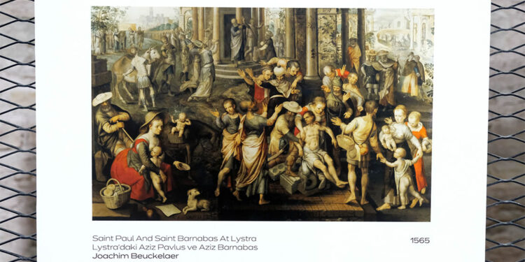 Orta Çağ ressamlarının tuvale aktardığı Lystra eserleri sergiye çıktı