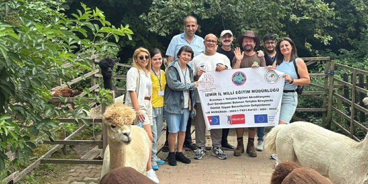 Özel bireyler ilk kez Erasmus'a katıldı