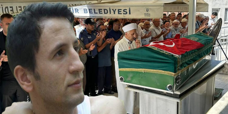 Şehit olan itfaiye eri Ramazan Şaşkın toprağa verildi